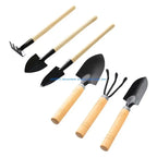 367D Practical Handheld Plant Care Tool Including Flat Shovel Pointed Trowel And Fine Rakes Soil Loosening Equipment