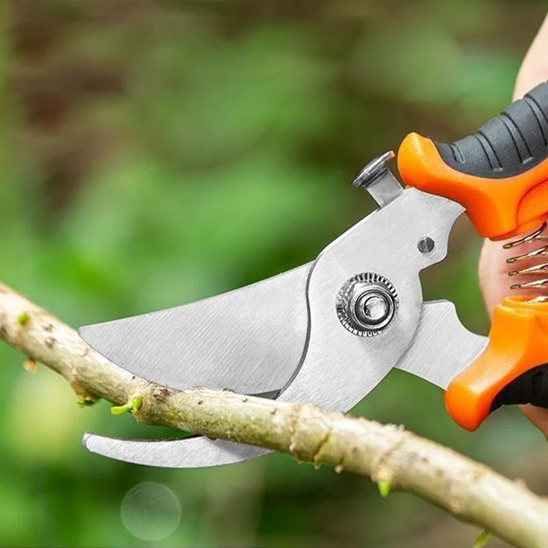 Pruning Shears Garden Scissors Sharp Blade One-handed Pruning Shears Trees Flower Trimmers Secateurs Garden Beak Scissors Pruner