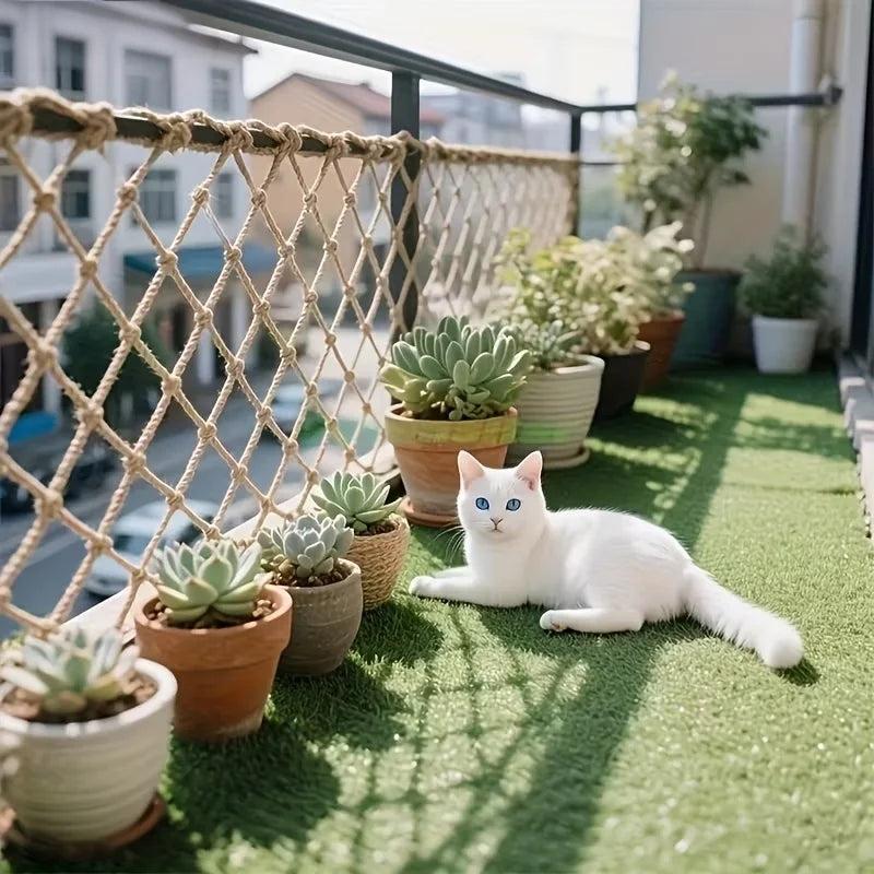 200x100cm Garden Plant Protective Fence Netting Mesh Framework Decoration For Garden Plant Cover Protection Pet Anti-Fall Net