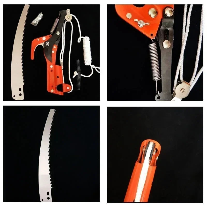 High Branch Tree Pruning Tools Telescopic and Elongated High-altitude Pruning Picking Tools Orchard Pruning Branch Pruning