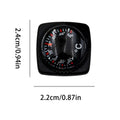 Outside Temperature Gauge 24mm Wearable Portable Accuracy Gauge with Case Indoor Outdoor Thermograph for Car Rv Motorcycle
