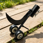 Weed Remover Set with Roller Manual Weed Remover No Need to Bend Over for Garden/ Sidewalk/ Driveway Cracks Elderly