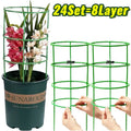 Plastic Plant Support Stakes for Flowers and Greenhouses