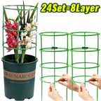 Plastic Plant Support Stakes for Flowers and Greenhouses
