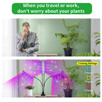 USB LED Plant Grow Light Indoor Garden 10 Dimmable Levels Grow Light Full Spectrum Timer Setting Hydroponic Greenhouse 3H/9H/12H