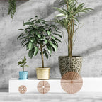 Flower Pot Cover Plant Pot Grid Flower Pot Cover Garden Plant Pot Soil Guard Cover Plant Protector Grid Protection Accessories
