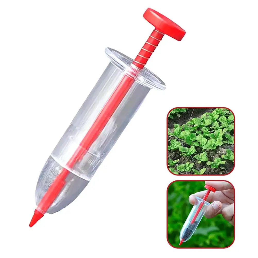 Mini Sower Hand-held Garden Sowing Supplies Sowing Tool Seeds Syringe Sower Manual Seed Spreader Vegetable Herb Planter Seeder