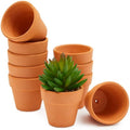 16 Pcs 1.8'' Terra Cotta Pots Pottery Planter Cactus Flower Pots Succulent Pot with Drainage Hole- Great for Plants,Crafts