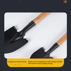 50cm Digging Shovel Mini Manganese Steel Shovels Trowel Waterproof Rustproof Garden Scoop Coated Surface for Camping Outdoor