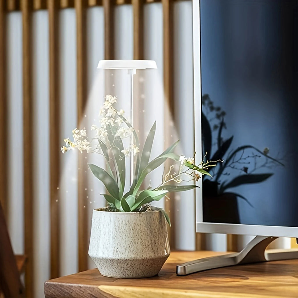 Grow Light Full Spectrum Light LED Grow Indoor Height Angle Adjustable Ring Grow Light Timer Height Adjustable USB Powered