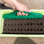 Garden Seeder Tool Manual Seeds Spreader Soil Puncher Seed Spacer & Soil Loosener for Easy Planting