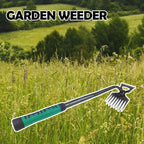 8 Teeth Garden Weed Rake 2In1 Garden Rake Manual Weed Grass Rooting Tool Puller Shovel Hand Gardening Loose Soil Tool