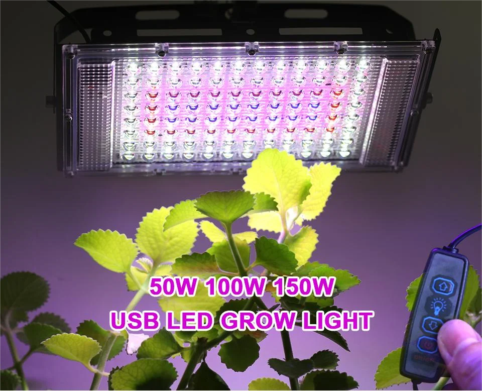 LED Grow Light Phytolamp For Plants USB 5V Sunlike Full Specturm Plant Lights Adjustable Brightness Floodlight Hydroponic IP65