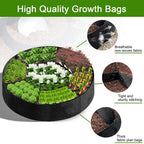 6+1 Grids Nonwoven Planting Grow Bag Pots Gardening Supplies Outdoor Garden Planters Vegetable Flower Pot Container Seeds Sack