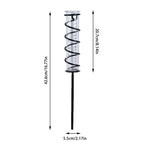 6.69Inch Rain Gauge Outdoor Tube Garden Glass Water Gauge For Rain Water Meter Decorative Stake With Waterproof Large Glass Tube