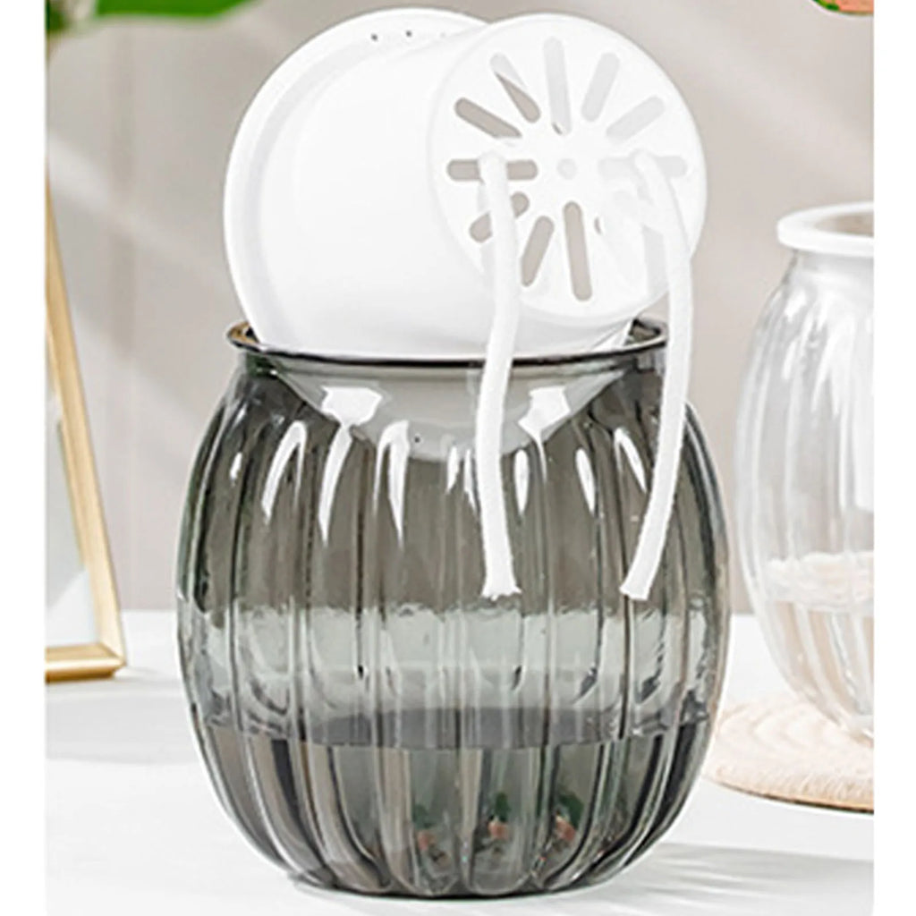 Clear Self Watering Planters Pots Modern Transparent Plants Care Pots for Garden Enthusiast Lover Gift