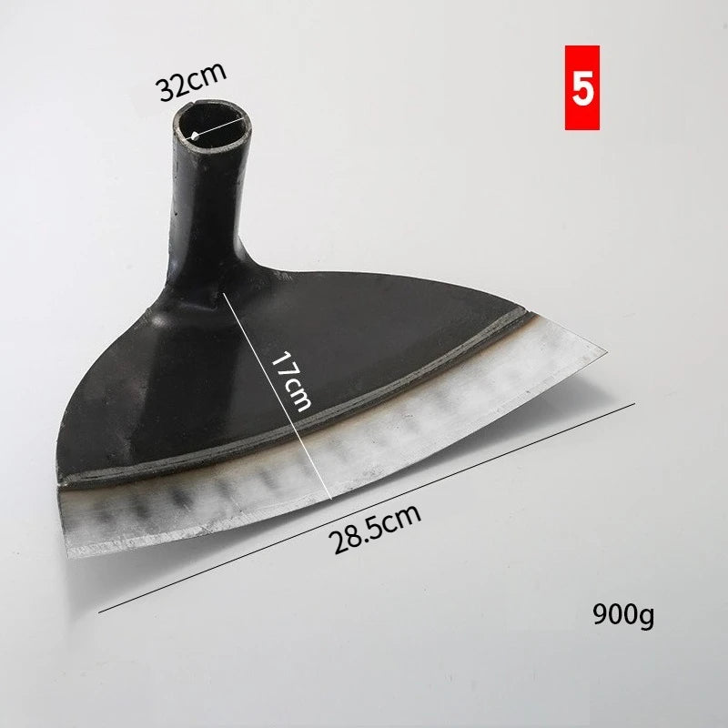 Garden Hoe Steel Hand Weeding Tool Heavy Durable Soil Digging Hoe Loosening Tool Agriculture Farming Farmer Tools Accessories