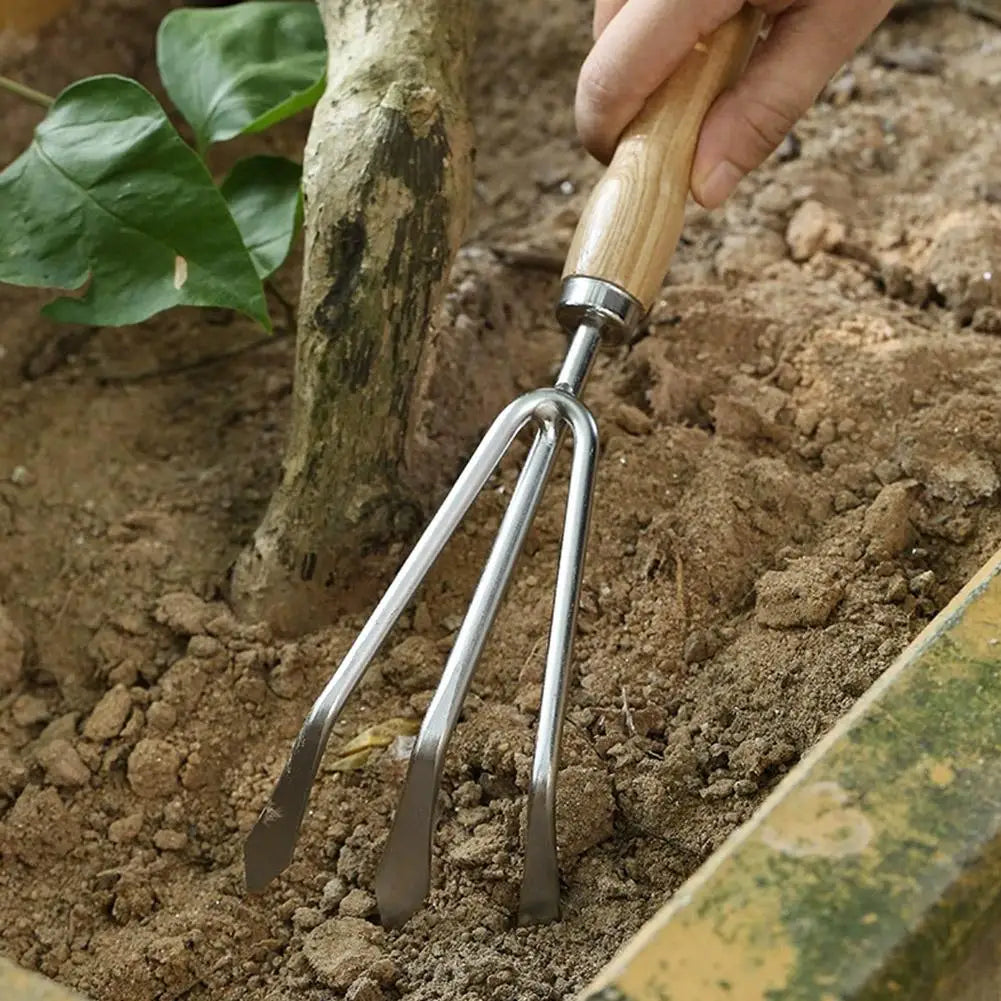 Garden Hand Tool Wide Shovel Hand Cultivator Rake Flowers Potted Household Plant Garden Tools for Digging Transplanting Weeding