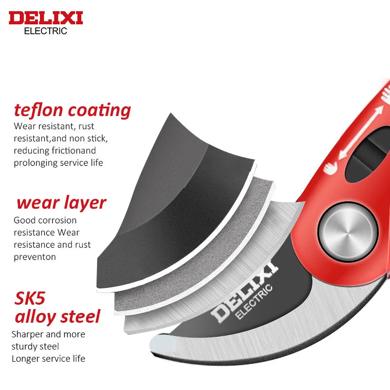Garden Pruning Shears,Pruner Scissors Cutting,Wear-Resistant&Non-Slip Handle, Portable Knife,Manual Gardening Tools.