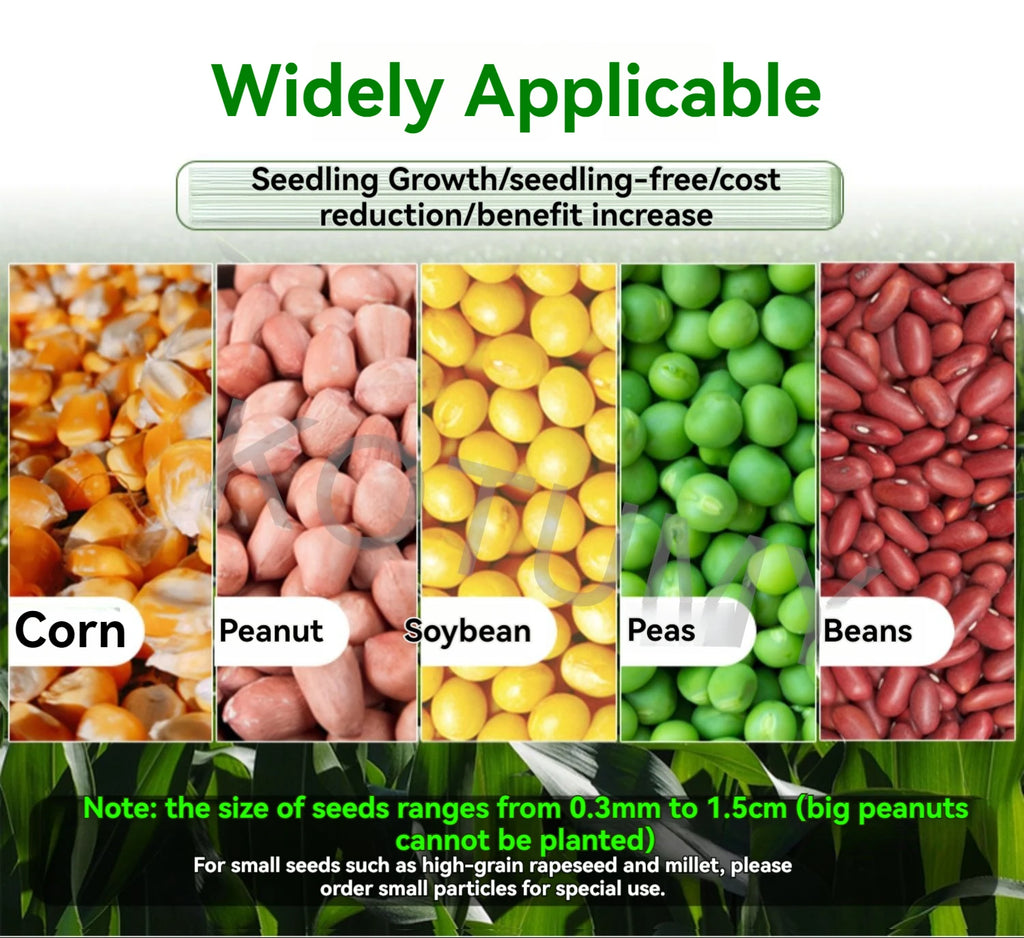 Manual Fertilizer All-in-one Machine Applicator Handheld Seeder Seed Drill Planting Corn Peanut Soybean Planter Garden Agricultu