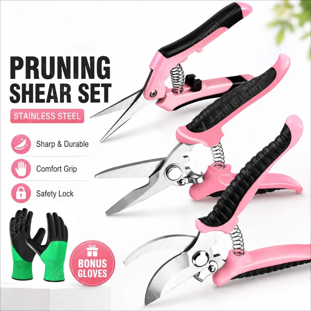 Garden Pruning Shears Potted Branches Scissors Fruit Picking Small Scissors Household Hand Tools Orchard Farm Gardening Tools