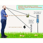 Outdoor Garden Rain Gauge Freeze Proof rain Gauge Outdoor Best Rated For Garden Deck Lawn with Large Numbers Adjustable Height