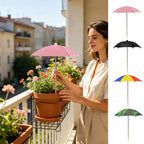 mini Plant Umbrellas UV Protection Cover Garden Umbrella Shade For Outdoor Balcony Patio Backyard Terrace Camping Picnic