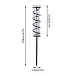 6.69Inch Rain Gauge Outdoor Tube Garden Glass Water Gauge For Rain Water Meter Decorative Stake With Waterproof Large Glass Tube