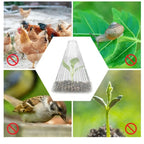 50pcs/set Reusable Plant Seedling Cover Windproof Frost Protection for Vegetable Seedlings Greenhouse Garden Plant Protector