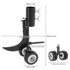 Weed Remover Set with Roller Manual Weed Remover No Need to Bend Over for Garden/ Sidewalk/ Driveway Cracks Elderly