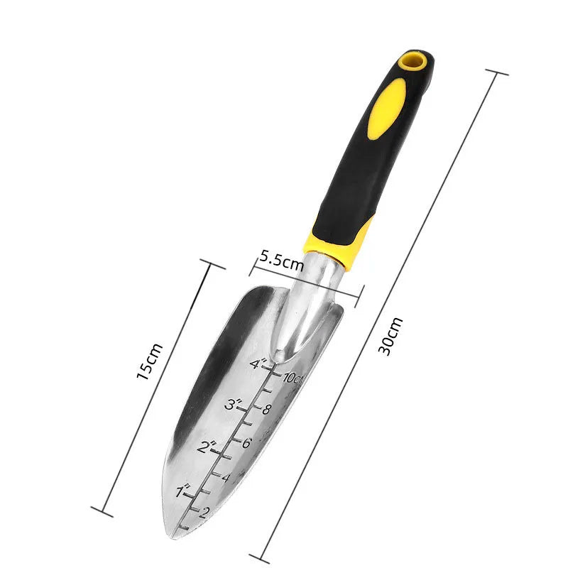 XMSJ 8PCS Multi-Function Garden Tool Hand Shovel/Triclaw Rake/Harrow/Drafter/Fork/Spade Loosening Potted Soil Planting Tools