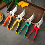 Pruning Shears Garden Scissors Sharp Blade One-handed Pruning Shears Trees Flower Trimmers Secateurs Garden Beak Scissors Pruner