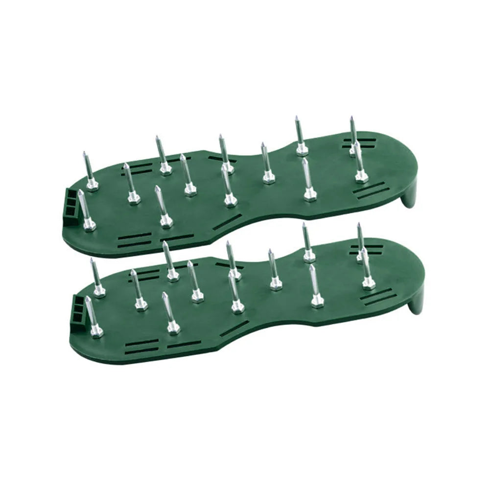 30cm Gardening Walking Garden Yard Grass Cultivator Scarification Aerator Nail Shoes Multi-functional Practical Durable Tools