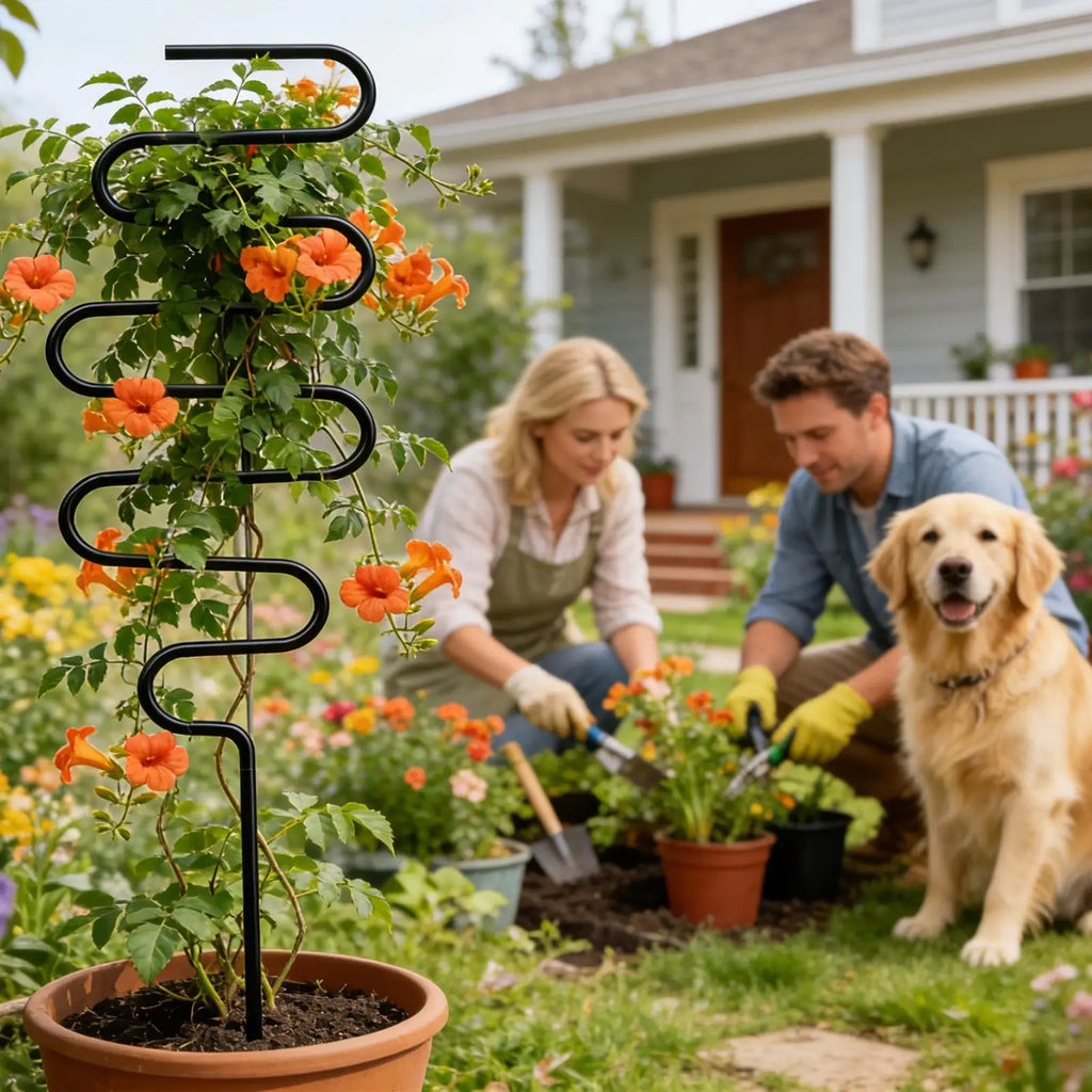 Metal Plant Support Stake, 34 cm (13.4 in) Garden Trellis