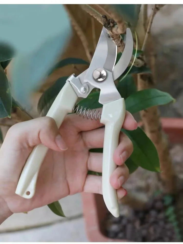Pruning Shears Stainless Steel Garden  Multifunctional Branch Cutter Hand Pruner for Plant Flower Tree Trimming Garden  Tool