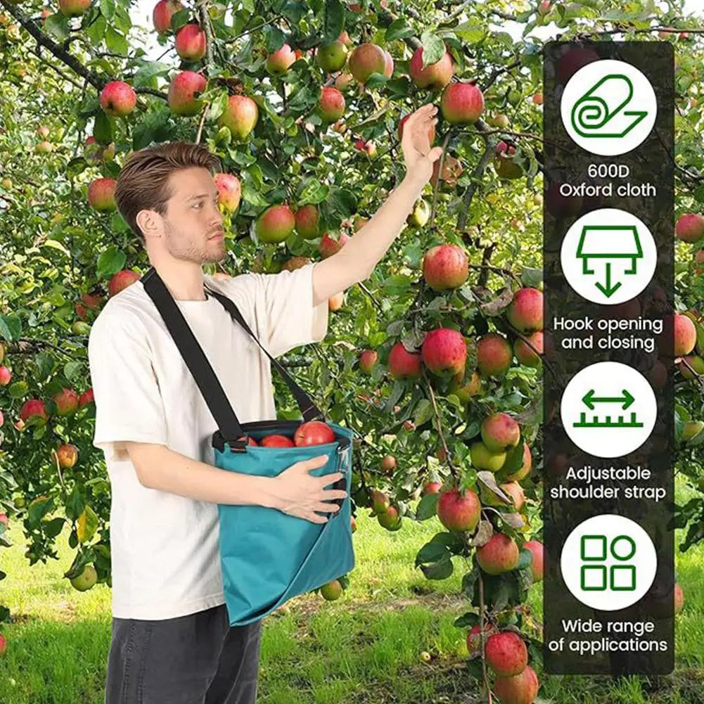 Waterproof Gardening Apron Gardening Apron Harvest Harvest Picking Apron Portable Wear Resistant Comfortable Multi Purpose Bag