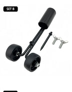 Weed Remover Set with Roller Manual Weed Remover No Need to Bend Over for Garden/ Sidewalk/ Driveway Cracks Elderly