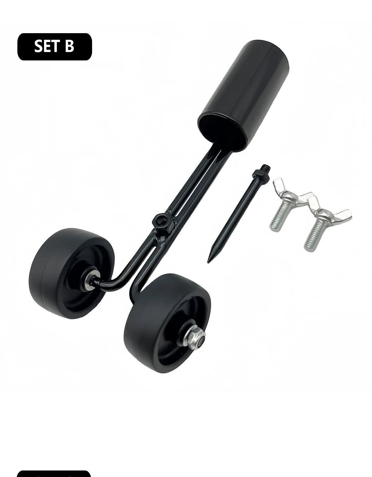 Weed Remover Set with Roller Manual Weed Remover No Need to Bend Over for Garden/ Sidewalk/ Driveway Cracks Elderly