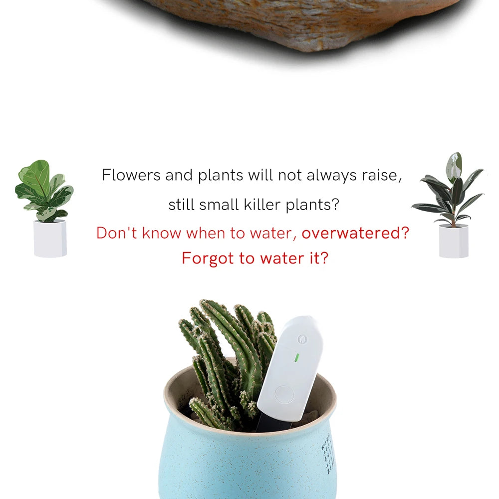 Soil Moisture Meter High Precision Hygrometer Sensor Monitor Indoor Outdoor Garden Plants Care Planting Humidity Test Tool