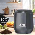 4.2L Food Waste Composting Machine Home Food Waste Disposer Garbage Disposals Kitchen Composter Electric