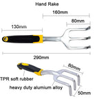 XMSJ 8PCS Multi-Function Garden Tool Hand Shovel/Triclaw Rake/Harrow/Drafter/Fork/Spade Loosening Potted Soil Planting Tools