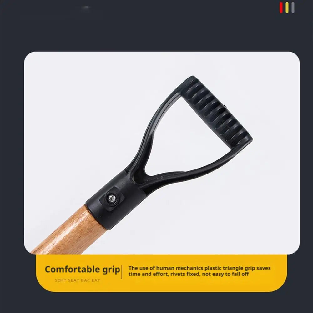 50cm Digging Shovel Mini Manganese Steel Shovels Trowel Waterproof Rustproof Garden Scoop Coated Surface for Camping Outdoor