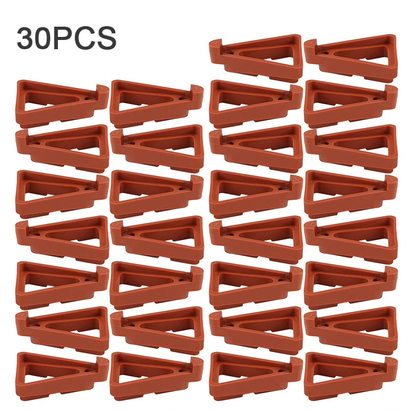 10/30 PCS Plant Pot Feet Flower Pot Risers Stand with Holes Drainage Saucer Pads Prevent Root Rot for Indoor Outdoor Plants