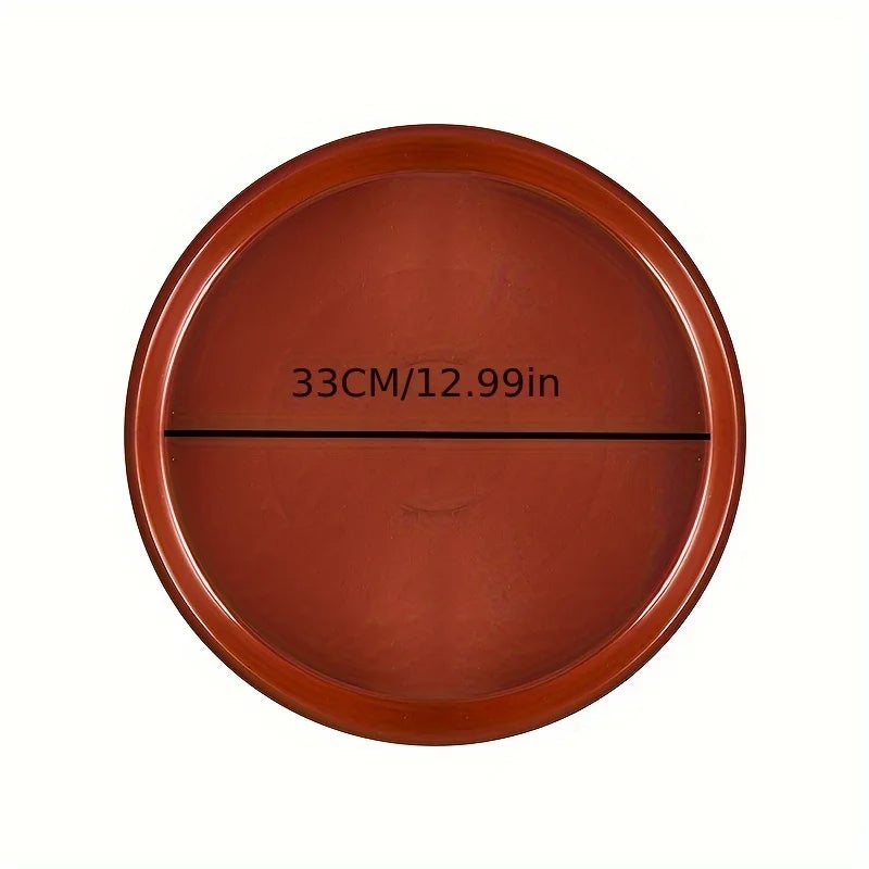 5pcs, Thickened Plastic Planter Tray - Mobile Base With Drain Tray For Planter Pots.