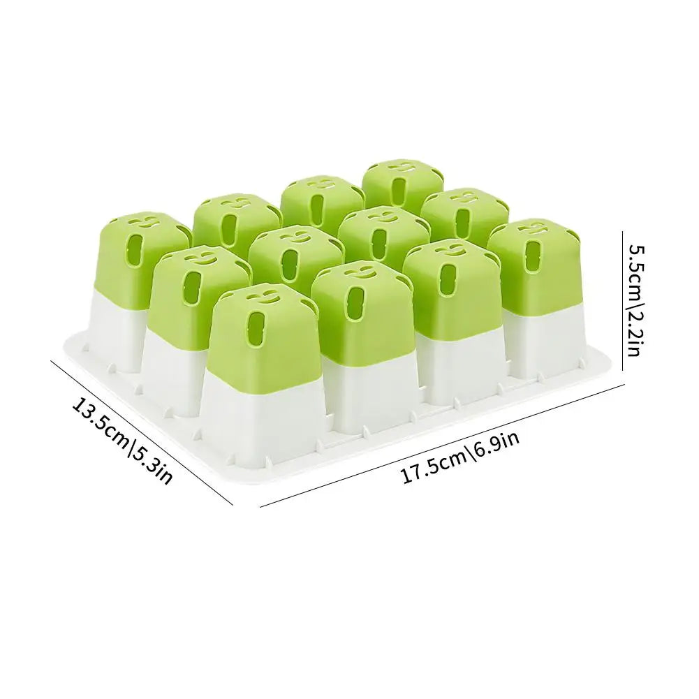 Reusable Seed Starter Trays Kit Silicone Seedling Trays For Plant Seeds Germination Tray Indoor Gardening Seedling Starter Pot