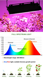 Led Grow Light 50W 100W 150W 220V Outdoor Full Spectrum LED Plant Growth Lamp Led Spotlight Projector Streetlight Led Floodlight