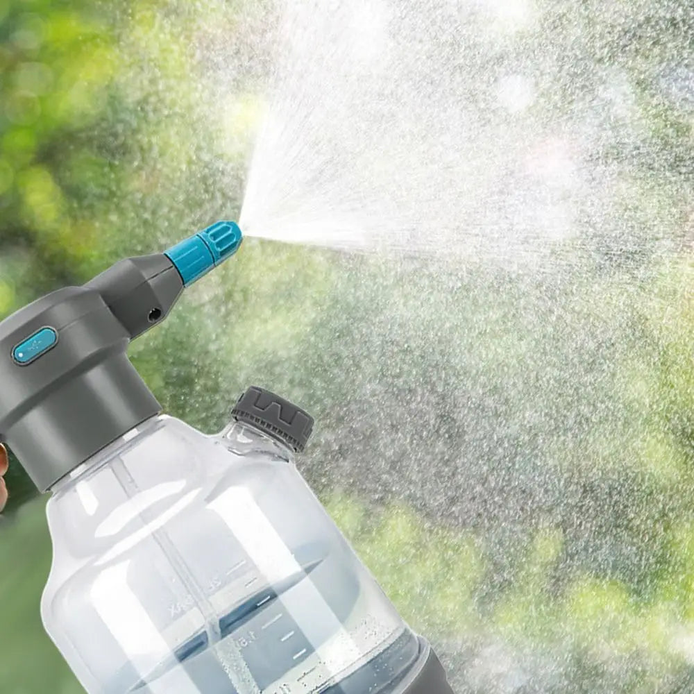 New 3L Electric Watering Can Rechargeable Adjustable Nozzle Gardening Sprayer Non-Slip Handle Watering Kettle
