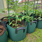 3/5/7Gallon Green Felt Plant Strong Grow Bags Gardening Aeration Planting Pot Container Maintain Humidity