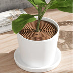 Flower Pot Cover Plant Pot Grid Flower Pot Cover Garden Plant Pot Soil Guard Cover Plant Protector Grid Protection Accessories