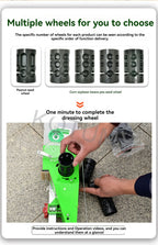 Manual Fertilizer All-in-one Machine Applicator Handheld Seeder Seed Drill Planting Corn Peanut Soybean Planter Garden Agricultu